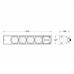 Audiophony EXTLine134W Kolom luidspreker voor buiten 4x4″ + 1″ – 130W RMS – 100V/ 8 Ohms - IP56 - Wit
