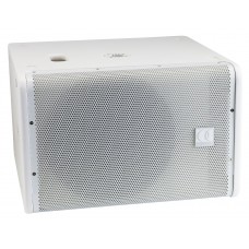 Audiophony iLINEsub12Aw  - Amplified 12" subwoofer 700W + 700W with intgrated DSP - White