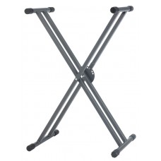 Hilec KB4 - Keyboard stand with double crossbars - Magnesium series