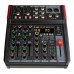 JB Systems LIVE-6 PA mixer 4 kanalen 6 ingangen USB / Bluetooth / DSP