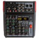 JB Systems LIVE-6 PA mixer 4 kanalen 6 ingangen USB / Bluetooth / DSP