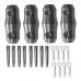 Contestage AGQUA-01  - Quatro hoekverbinding - 2 richtingen - 100cm - 60° - Montagekit inbegrepen