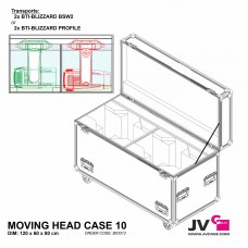 JV Case MOVING HEAD CASE 10