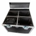 JV Case MOVING HEAD CASE 9 flightcase voor 4x Explorer spot of Intruder