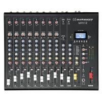 Audiophony MPX12  - 12 channels Mixer with Compressor, Effects and USB/ SD/BT Player