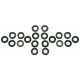 JV Case MS-03 20x Zwarte pvc ring M6