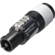 Neutrik Powercon Connector Wit schroefklem 6-12mm - NAC3FXXB-W-S