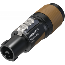 Neutrik NL2FXX-W-S 2-polige speakON kabelconnector, schroefklemmen, trekontlasting voor kabeldiameters 6 tot 12mm
