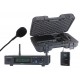 Audiophony PACK-UHF410-Lava-F8  - Set inclusief een UHF True Diversity ontvanger + een bodypack en een Rever-microfoon in een transportkoffer - 800MHz