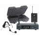 Audiophony PACK-UHF410-Head-F5  - Set met UHF True Diversity ontvanger, bodypack zender, headset en transportkoffer - 500MHz