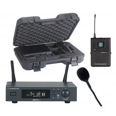 Audiophony PACK-UHF410-Lava-F5  - Set met UHF True Diversity ontvanger, bodypack zender, Rever microfoon en transportkoffer - 500MHz