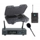 Audiophony PACK-UHF410-Lava-F5  - Set met UHF True Diversity ontvanger, bodypack zender, Rever microfoon en transportkoffer - 500MHz