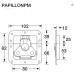 Hilec PAPILLONPM  - Butterfly latch - Medium