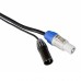 HILEC PC-COMBI-XLR3-10M Combi kabel XLR3P / Powercon - 10m