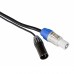 HILEC PC-COMBI-XLR3-1M5 Combi kabel XLR3P / Powercon - 1,5m