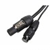 HILEC PCT1-COMBI-XLR3- 1M5 IP65 Combi kabel met Seetronic XLR 3pin en True1 compatibele connectoren - Lengte 1,5m