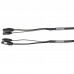 HILEC PCT1-COMBI-XLR3- 1M5 IP65 Combi kabel met Seetronic XLR 3pin en True1 compatibele connectoren - Lengte 1,5m