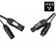 HILEC PCT1-COMBI-XLR3-10M IP65 Combi kabel met Seetronic XLR 3pin en True1 compatibele connectoren - Lengte 10m