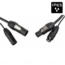 HILEC PCT1-COMBI-XLR3- 5M IP65 Combi kabel met Seetronic XLR 3pin en True1 compatibele connectoren - Lengte 5m