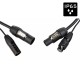 HILEC PCT1-COMBI-XLR3- 3M IP65 Combi kabel met Seetronic XLR 3pin en True1 compatibele connectoren - Lengte 3m