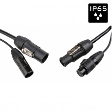 HILEC PCT1-COMBI-XLR5-10M IP65 Combi kabel met Seetronic XLR 5pin en True1 compatibele connectoren - Lengte 10m