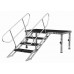 Contestage PLT-st60100 Verstelbare trap van 0,6m tot 1m - 4 treden