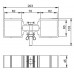 Contestage PLTS-fc2  - Clamp for two square legs