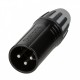 Seetronic SCMM3-B Mannelijke 3-pin XLR connector voor kabel