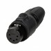 Seetronic SCWF5-B Vrouwelijke 5-pin XLR connector IP65 voor kabel