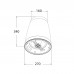 Audiophony SHP880B Hangende luidspreker 8" + 1,1" - 80W/8 Ohms, 100V - zwart