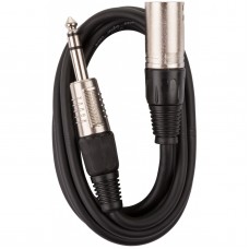 HILEC SJXM-1M5 Stereo jack / mannelijke XLR microfoonkabel - 1.5m