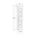 Audiophony Sline441W Kolom luidspreker 4x4" + 1" - 200W RMS - 8 Ohms - Wit