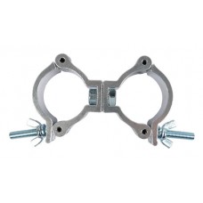 Contestage SWIVEL CLAMP102  - Dubbele montageklem voor 46~51mm buizen Max. 75kg - Zilver