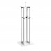 Contestage TotelW  - Witte telescopische totem van 1m tot 1,80m met stretch truss sleeve en draagtas