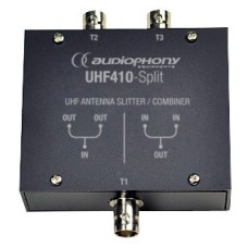 Audiophony UHF410-Split  - 2-in-1 IN/OUT lijnsplitser met BNC-connector