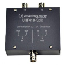 Audiophony UHF410-Split  - 2-in-1 IN/OUT lijnsplitser met BNC-connector AD-242