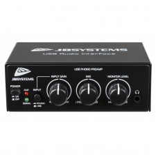 JB Systems USB AUDIO INTERFACE phono- en lijnniveau-voorversterker en USB geluidskaart