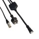 Contest VC-ADAPT Adapterkabel 1x Shuko + XLR IN naar 1x Hybrid OUT IP67