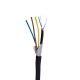 Contest VC-REEL50HYB DMX hybride en voeding 3x 1,5 + 2x 0,34 PVC 10mm - Zwart - 50m