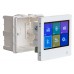 Audiophony WALLAMPtouch  - 2x10W wall amplifier with SD/BT/Radio/AUX touch screen