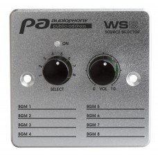 Audiophony WS8  - Wall controller + source selector for matrix