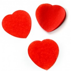 Oh!FX Confetti HEARTS Red